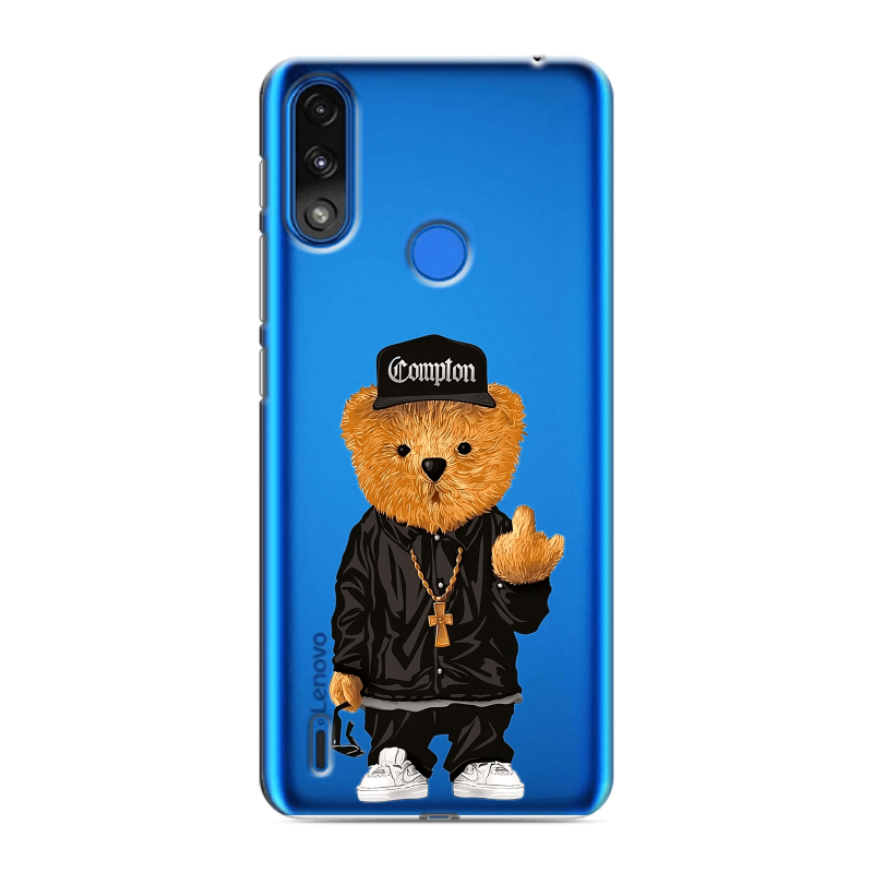 Силиконовый противоударный чехол на Lenovo K13 с принтом Мишка Силиконовый противоударный чехол на Lenovo K13 с принтом Мишка