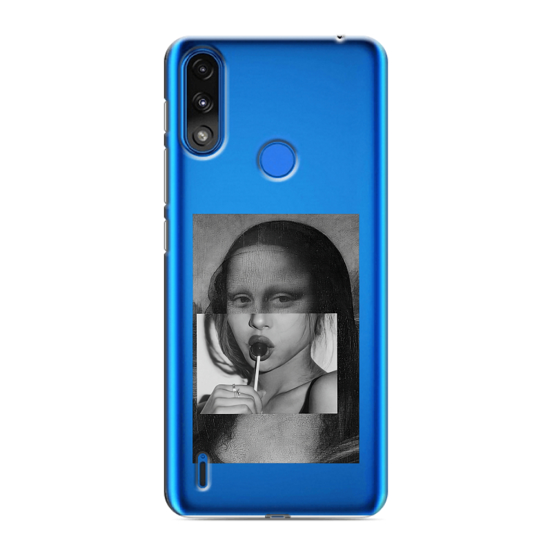 Силиконовый противоударный чехол на Lenovo K13 с принтом Мона Лиза Силиконовый противоударный чехол на Lenovo K13 с принтом Мона Лиза
