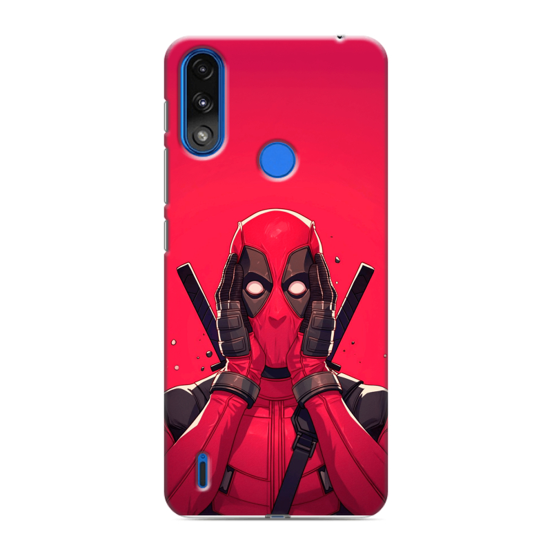 Силиконовый противоударный чехол на Lenovo K13 с принтом Дедпул Deadpool Силиконовый противоударный чехол на Lenovo K13 с принтом Дедпул Deadpool