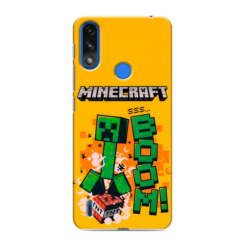 Силиконовый чехол на Lenovo K13 с принтом Майнкрафт Minecraft Силиконовый чехол на Lenovo K13 с принтом Майнкрафт Minecraft