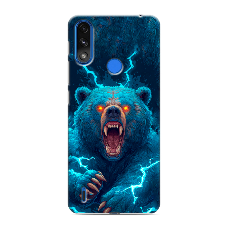 Силиконовый чехол на Lenovo K13 с принтом Медведь Силиконовый чехол на Lenovo K13 с принтом Медведь