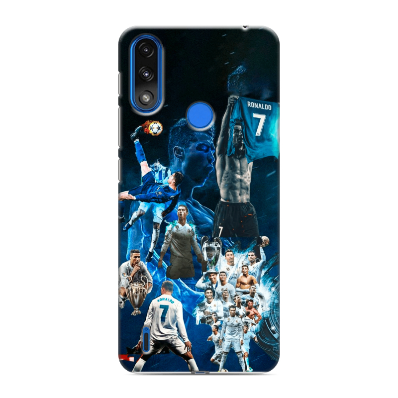 Силиконовый чехол на Lenovo K13 с принтом Реал Роналдо Силиконовый чехол на Lenovo K13 с принтом Реал Роналдо