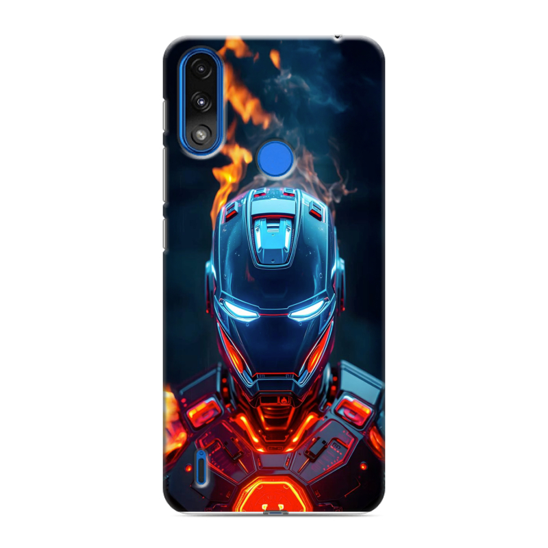 Силиконовый противоударный чехол на Lenovo K13 с принтом IronMan Железный человек Силиконовый противоударный чехол на Lenovo K13 с принтом IronMan Железный человек