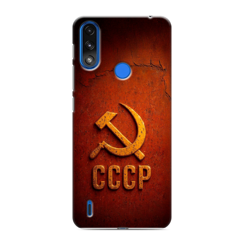 Силиконовый противоударный чехол на Lenovo K13 с принтом Флаг Герб СССР Силиконовый противоударный чехол на Lenovo K13 с принтом Флаг Герб СССР