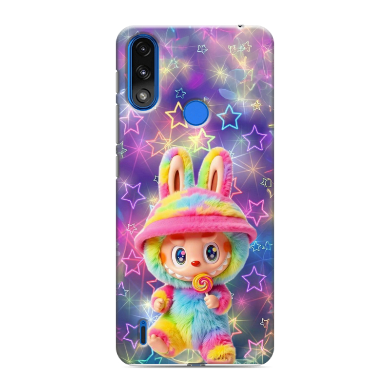 Силиконовый противоударный чехол на Lenovo K13 с принтом Labubu Лабубу Силиконовый противоударный чехол на Lenovo K13 с принтом Labubu Лабубу