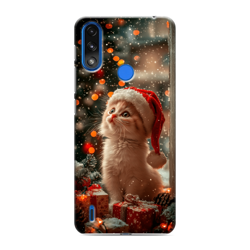 Силиконовый противоударный чехол на Lenovo K13 с принтом Новый год Силиконовый противоударный чехол на Lenovo K13 с принтом Новый год