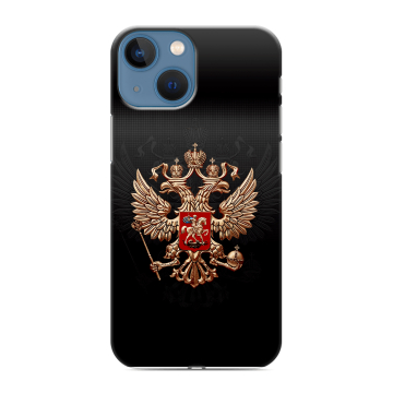 Силиконовый чехол на Iphone 13 Mini с принтом Герб России