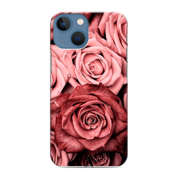 Силиконовый чехол на Iphone 13 Mini с принтом Цветы розы