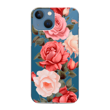 Силиконовый чехол на Iphone 13 Mini с принтом Розы Силиконовый чехол на Iphone 13 Mini с принтом Розы