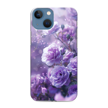 Силиконовый чехол на Iphone 13 Mini с принтом Розы цветы Силиконовый чехол на Iphone 13 Mini с принтом Розы цветы
