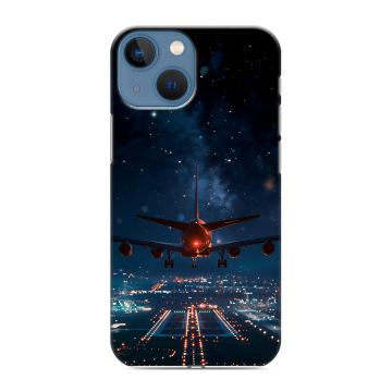 Силиконовый чехол на Iphone 13 Mini с принтом самолет Силиконовый чехол на Iphone 13 Mini с принтом самолет