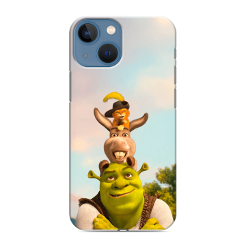 Силиконовый чехол на Iphone 13 Mini с принтом Шрек Shrek Силиконовый чехол на Iphone 13 Mini с принтом Шрек Shrek