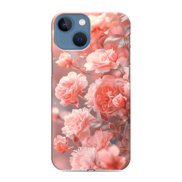 Силиконовый чехол на Iphone 13 Mini с принтом Розы цветы Силиконовый чехол на Iphone 13 Mini с принтом Розы цветы