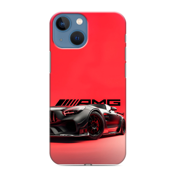 Силиконовый чехол на Iphone 13 Mini с принтом Мерседес Mercedes AMG Силиконовый чехол на Iphone 13 Mini с принтом Мерседес Mercedes AMG