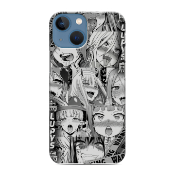 Силиконовый чехол на Iphone 13 Mini с принтом Ahegao Ахегао Аниме Силиконовый чехол на Iphone 13 Mini с принтом Ahegao Ахегао Аниме