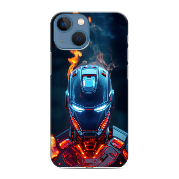Силиконовый чехол на Iphone 13 Mini с принтом IronMan Железный человек Силиконовый чехол на Iphone 13 Mini с принтом IronMan Железный человек