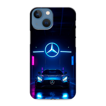 Силиконовый чехол на Iphone 13 Mini с принтом Mercedes Мерседес Силиконовый чехол на Iphone 13 Mini с принтом Mercedes Мерседес