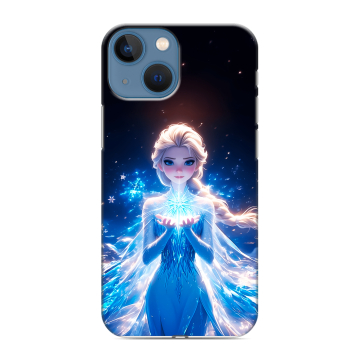 Силиконовый чехол на Iphone 13 Mini с принтом Холодное сердце Frozen Силиконовый чехол на Iphone 13 Mini с принтом Холодное сердце Frozen