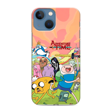 Силиконовый чехол на Iphone 13 Mini с принтом Adventure time Время приключений Силиконовый чехол на Iphone 13 Mini с принтом Adventure time Время приключений