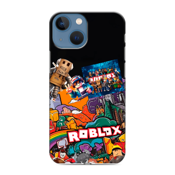 Силиконовый чехол на Iphone 13 Mini с принтом Roblox Роблокс Силиконовый чехол на Iphone 13 Mini с принтом Roblox Роблокс