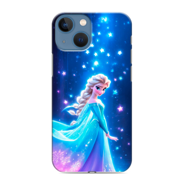 Силиконовый чехол на Iphone 13 Mini с принтом Холодное сердце Frozen Силиконовый чехол на Iphone 13 Mini с принтом Холодное сердце Frozen