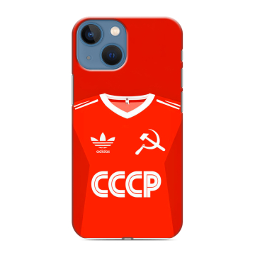 Силиконовый чехол на Iphone 13 Mini с принтом Флаг Герб СССР Силиконовый чехол на Iphone 13 Mini с принтом Флаг Герб СССР