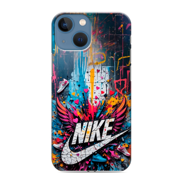 Силиконовый чехол на Iphone 13 Mini с принтом Nike Найк Силиконовый чехол на Iphone 13 Mini с принтом Nike Найк