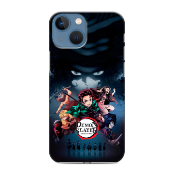 Силиконовый чехол на Iphone 13 Mini с принтом Demon Slayer Клинок рассекающий демонов Силиконовый чехол на Iphone 13 Mini с принтом Demon Slayer Клинок рассекающий демонов