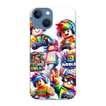 Силиконовый чехол на Iphone 13 Mini с принтом Roblox Роблокс Силиконовый чехол на Iphone 13 Mini с принтом Roblox Роблокс