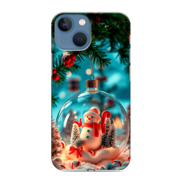 Силиконовый чехол на Iphone 13 Mini с принтом Новый год Силиконовый чехол на Iphone 13 Mini с принтом Новый год