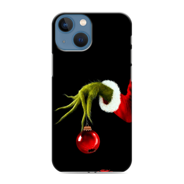 Силиконовый чехол на Iphone 13 Mini с принтом Новый год Гринч Силиконовый чехол на Iphone 13 Mini с принтом Новый год Гринч