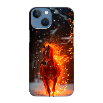 Силиконовый чехол на Iphone 13 Mini с принтом Новый год Силиконовый чехол на Iphone 13 Mini с принтом Новый год