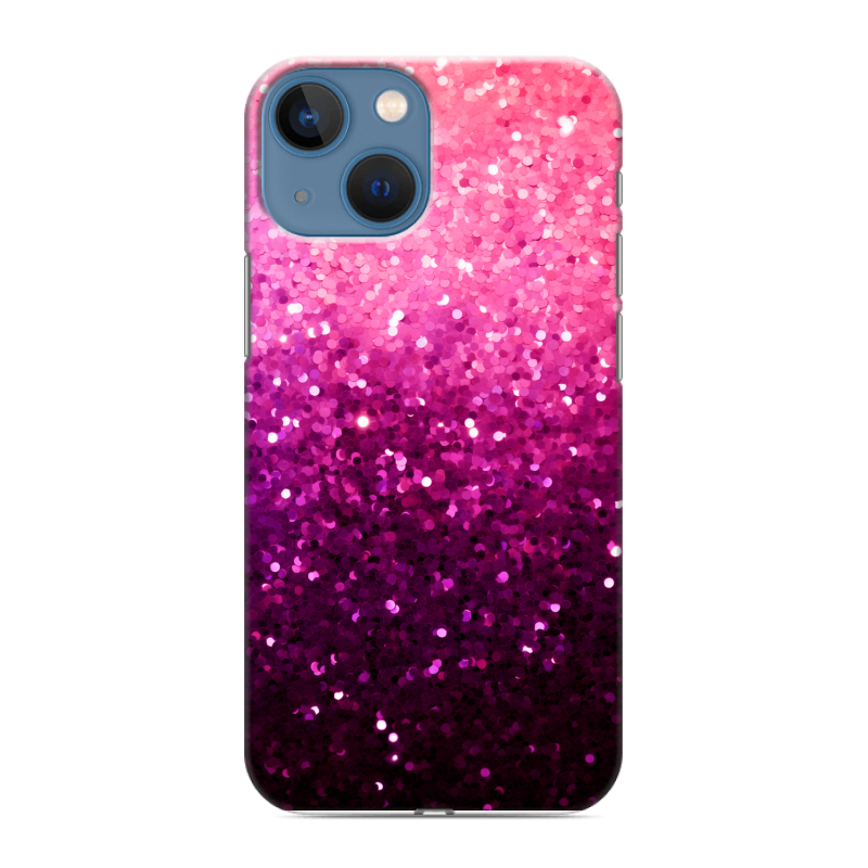 Силиконовый противоударный чехол на Iphone 13 Mini с принтом Блестки Силиконовый противоударный чехол на Iphone 13 Mini с принтом Блестки