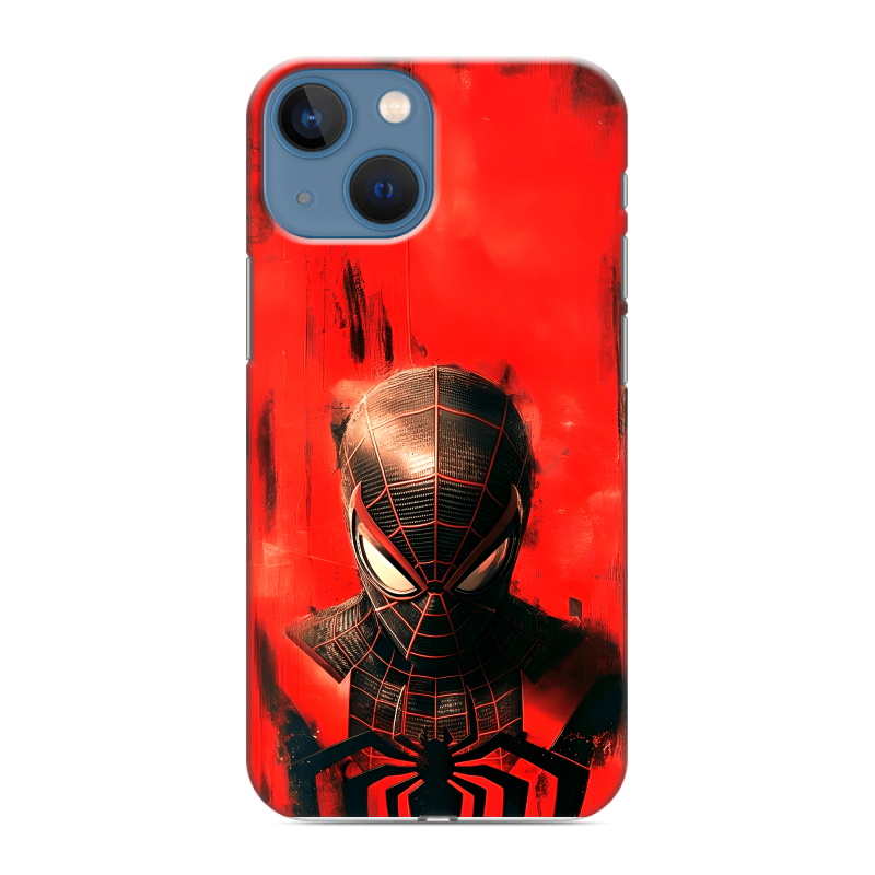 Силиконовый чехол на Iphone 13 Mini с принтом человек паук spiderman Силиконовый чехол на Iphone 13 Mini с принтом человек паук spiderman