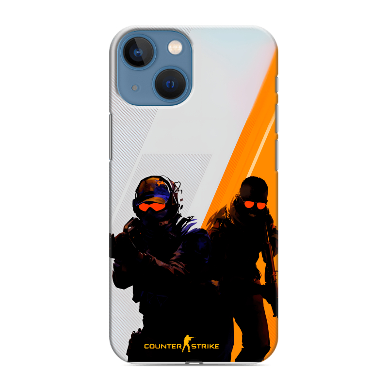 Силиконовый чехол на Iphone 13 Mini с принтом Контер страйк Counter strike Силиконовый чехол на Iphone 13 Mini с принтом Контер страйк Counter strike