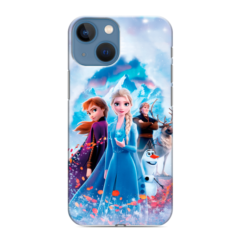 Пластиковый чехол на Iphone 13 Mini с принтом Холодное сердце Frozen Пластиковый чехол на Iphone 13 Mini с принтом Холодное сердце Frozen