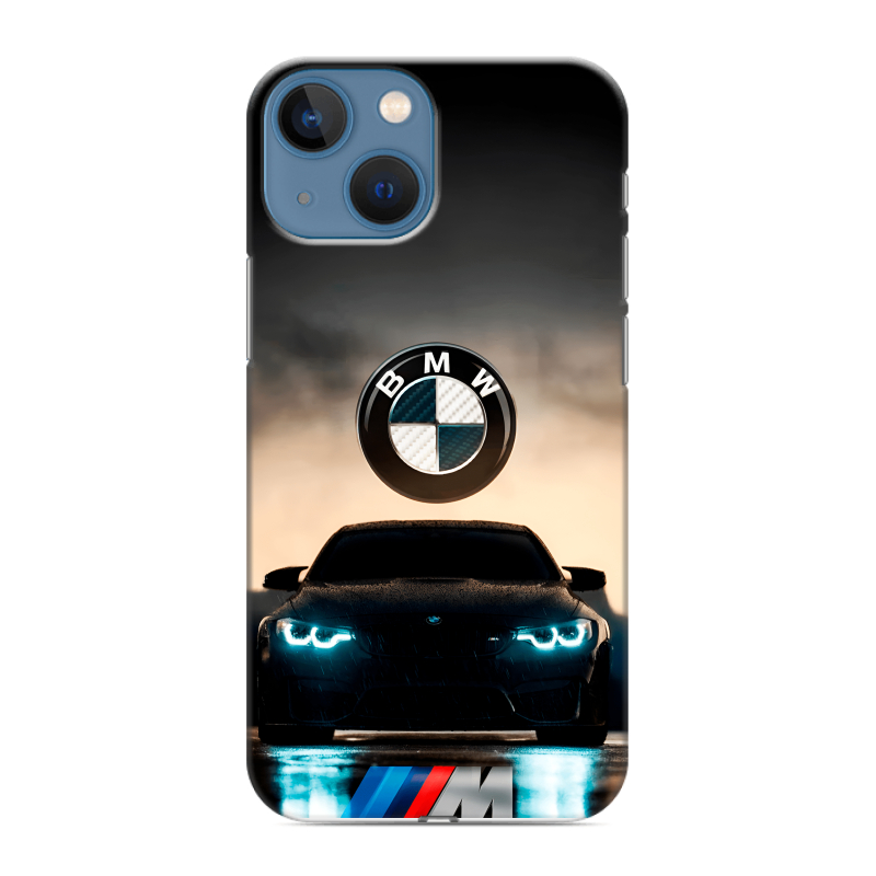 Пластиковый чехол на Iphone 13 Mini с принтом БМВ BMW Пластиковый чехол на Iphone 13 Mini с принтом БМВ BMW