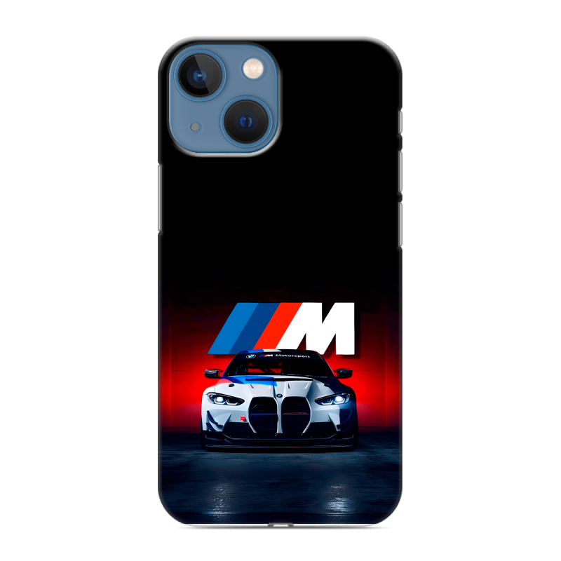 Пластиковый чехол на Iphone 13 Mini с принтом БМВ BMW Пластиковый чехол на Iphone 13 Mini с принтом БМВ BMW