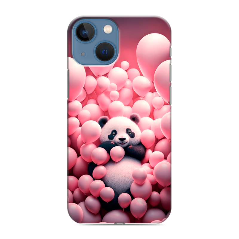 Силиконовый чехол на Iphone 13 Mini с принтом Панда Силиконовый чехол на Iphone 13 Mini с принтом Панда