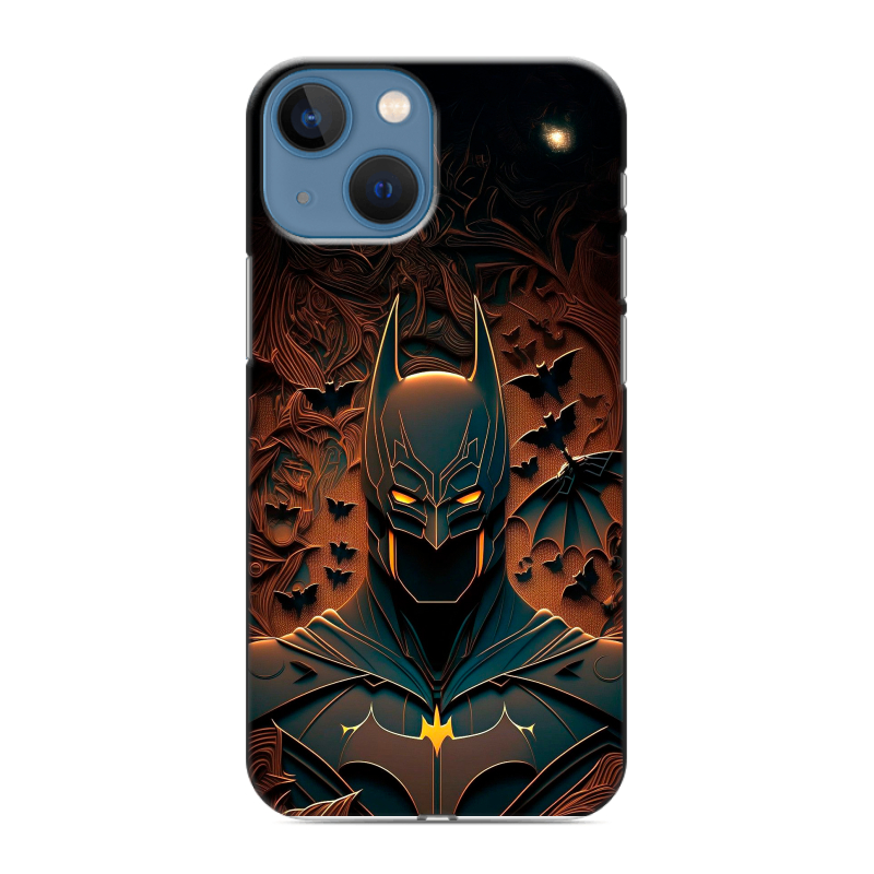 Силиконовый противоударный чехол на Iphone 13 Mini с принтом Batman Бэтмен Силиконовый противоударный чехол на Iphone 13 Mini с принтом Batman Бэтмен