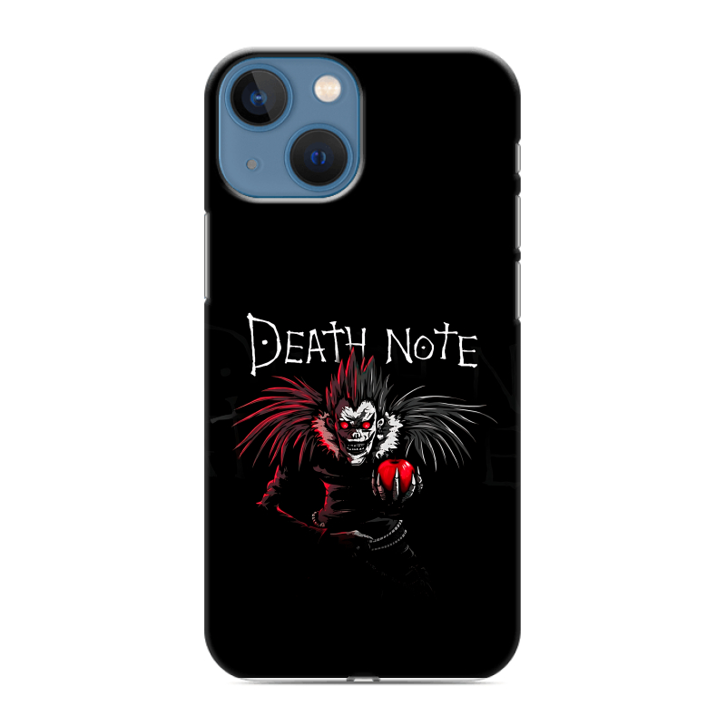 Пластиковый чехол на Iphone 13 Mini с принтом Death note Тетрадь смерти Пластиковый чехол на Iphone 13 Mini с принтом Death note Тетрадь смерти