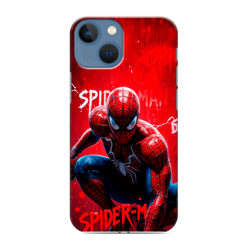 Силиконовый чехол на Iphone 13 Mini с принтом Spiderman Человек паук Силиконовый чехол на Iphone 13 Mini с принтом Spiderman Человек паук