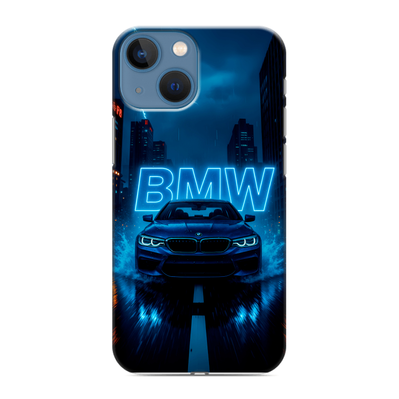 Пластиковый чехол на Iphone 13 Mini с принтом BMW БМВ Пластиковый чехол на Iphone 13 Mini с принтом BMW БМВ