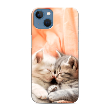 Силиконовый чехол на Iphone 13 с принтом Котята Силиконовый чехол на Iphone 13 с принтом Котята