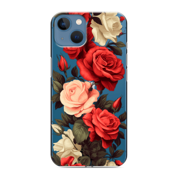 Силиконовый чехол на Iphone 13 с принтом Розы Силиконовый чехол на Iphone 13 с принтом Розы