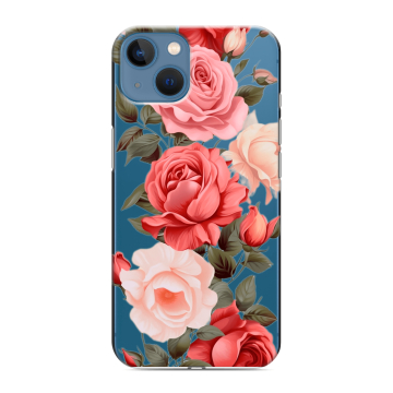 Силиконовый чехол на Iphone 13 с принтом Розы Силиконовый чехол на Iphone 13 с принтом Розы