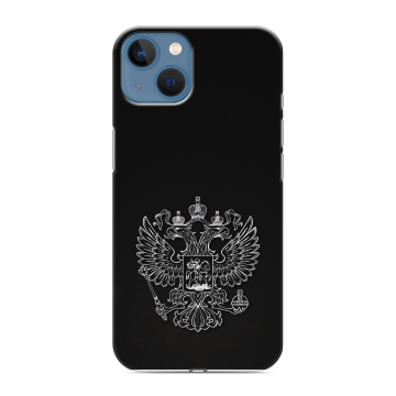 Силиконовый чехол на Iphone 13 с принтом Герб России