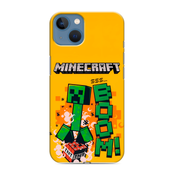 Силиконовый чехол на Iphone 13 с принтом Майнкрафт Minecraft Силиконовый чехол на Iphone 13 с принтом Майнкрафт Minecraft