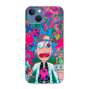 Силиконовый чехол на Iphone 13 с принтом Рик и Морти Rick Morty Силиконовый чехол на Iphone 13 с принтом Рик и Морти Rick Morty