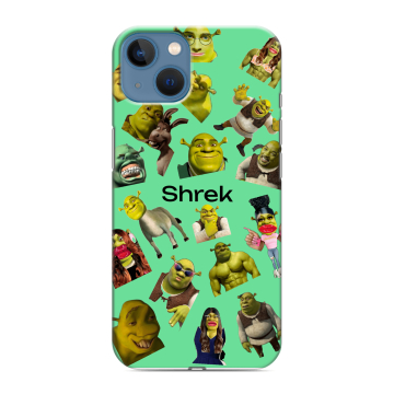 Силиконовый чехол на Iphone 13 с принтом Шрек Shrek